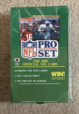 1990 NFL Pro Set Football Series 1 - 36 Wax Pack Box NEW FACTORY SEALED! - Image 1 of 4