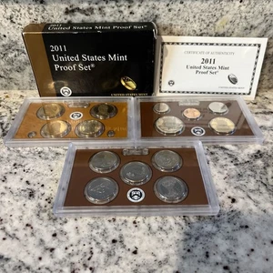 US Mint Proof Set 2011 Complete 14 Coin Estate Lot Collection w OGP & COA 🇺🇸 - Picture 1 of 7