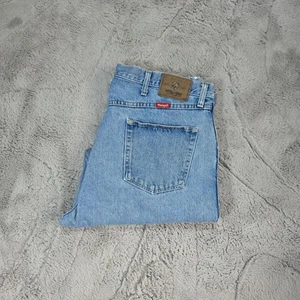 Wrangler Regular Fit Straight Leg Blue Jeans W40 L30 – Made in Mexico US Fabric - Picture 1 of 9