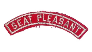 SEAT PLEASANT RWS Red & White Community Strip Boy Scout - Picture 1 of 2