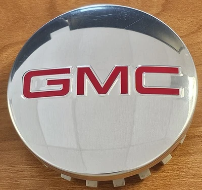 Tapacubos centrales para llantas GMC de aluminio cepillado 22837060 83 mm 3,25" Sierra Yukon 1 pieza  Foto 1 de 3