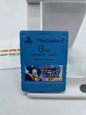 Sony PlayStation 2 Memory Card 8MB Sonic Heroes Limited Edition Jap - Immagine 1 di 4