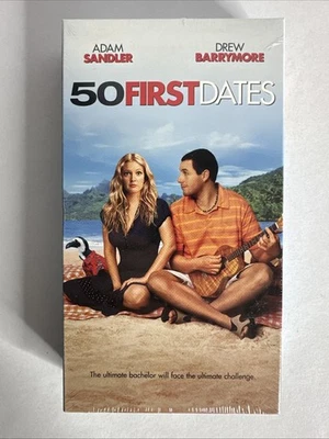 50 First Dates (VHS, 2004) Adam Sandler & Drew Barrymore / Comedy / New & Sealed - Image 1 of 3