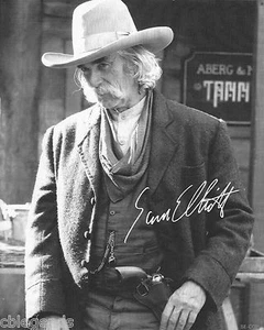 Foto en blanco y negro Sam Elliott reimpresión autografiada 8" x 10" SE-X04 - Imagen 1 de 1