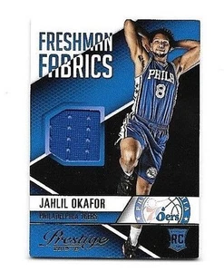 JERSEY USADA JAHLIL OKAFUR 2015-16 PANINI PRESTIGE TELAS DE PRIMER AÑO - Imagen 1 de 1