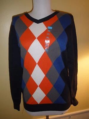 NEW Children's Place XL 14 argyle sweater NICE - Image 1 of 4