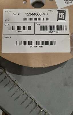 Aptiv (Delphi) Contacts on Reel 15344866 Reel 800 pcs - Image 1 of 3