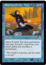 Read the Runes *Rare* Magic MtG x1 Onslaught SP