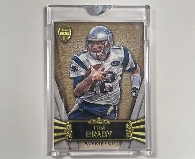 Tom Brady 2012 1/1 Topps Vault Topps Supreme Blank Back with Cert of Auth. - Image 1 of 4