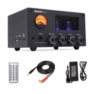 BRZHIFI M7N 100W Bluetooth Stereo Power Amplifier 2x6J1 Tubes 24V Power Adapter# - Picture 1 of 1