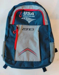 Mochila de Triatlón Zone 3 EE. UU. NUEVA SIN ETIQUETAS Zone3 RARA con FONDO EXPANDIDO Rojo Blanco Azul - Imagen 1 de 5