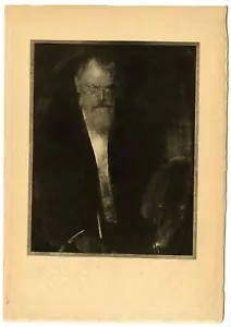 Edward J. Steichen, ""Lenbach"" 1903, Original Kameraarbeit II Fotografie - Bild 1 von 2