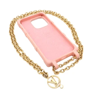 Re-trunk LOUIS VUITTON iPhone 14 Pro Smartphone M82082 case Logo LV Flower... - Photo 1 sur 5