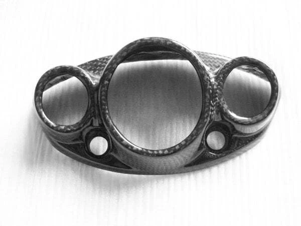 Cubierta silenciadora de tubo de escape para Triumph Daytona 675 06-12 fibra de vidrio de carbono Foto 1 de 4