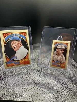 2014 Panini Golden Age Jim Thorpe #9 and Mini Joe Jackson #25 - Image 1 of 4