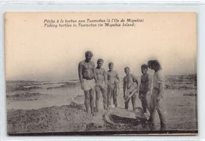 Polynésie - Pêche à la Tortue aux Tuamotus (à l'Ile de Mopehia) - Ed. inconnu - Picture 1 of 2