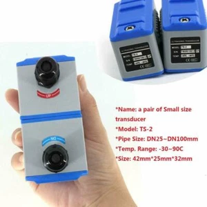 TS-2 Small Size Ultrasonic Flow Meter Transducer Sensor for TUF-2000SW TUF-2000B - Picture 1 of 11