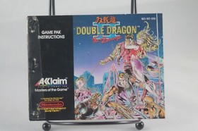 Double Dragon II The Revenge  Nintendo NES Instruction Booklet Manual Only