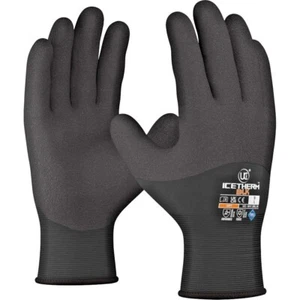 Thermal Winter Gloves Insulated 3/4 HPT Coated Cold UCI ICETHERM-BLK - 5 Pairs - Picture 1 of 3