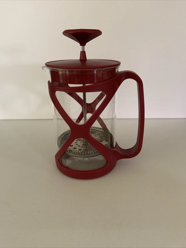 Primula Tempo Coffee Press 6 Cup Red French and American Style Coffee Glass - Image 1 of 4