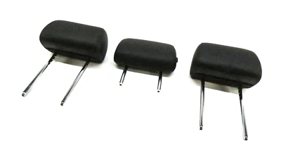 CONJUNTO DE ENCOSTO DE CABEÇA 2013-2016 BMW M5 (F10) BANCO TRASEIRO ESQUERDO DIREITO CENTRO-3 (PRETO MERINO) - Imagem 1 de 4