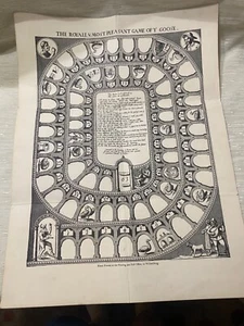 Kolonial Williamfburg handgedrucktes Spiel: ROYAL & ANGENEHMSTES SPIEL MEINER GANS - Bild 1 von 13