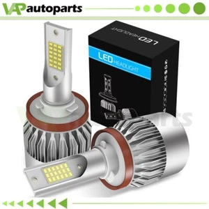 For H11 H8 H9 LED Headlight Bulb Cool White 15000lm High/Low Beam 300% Brighter - Picture 1 of 8