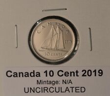 2019 Canada Dime - Uncirculated from Mint Roll
