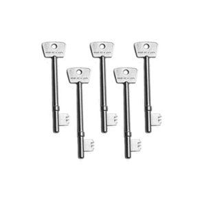 Radar Disabled Toilet Key Small Head Steel 90mm long 5 pack - Picture 1 of 1
