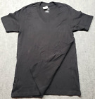 Stafford Herren S 2er-Pack Schwergewicht Basic T-Shirts schwarz V-Ausschnitt klassische Passform Neu