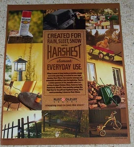 2002 ad page - Rust-Oleum spray paint Print Advertising ADVERT clipping page - Picture 1 of 1