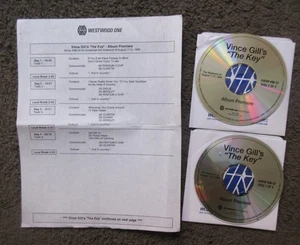 VINCE GILL "THE KEY-ALBUM PREMIERE" 1998 2HR.RADIO SHOW WESTWOOD ONE UNPLAYED - Picture 1 of 8