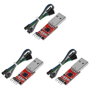 3 Pcs CP2102 USB 2.0 to TTL 5-Pin Serial Adapter USB to TTL Serial5548 - Afbeelding 1 van 6