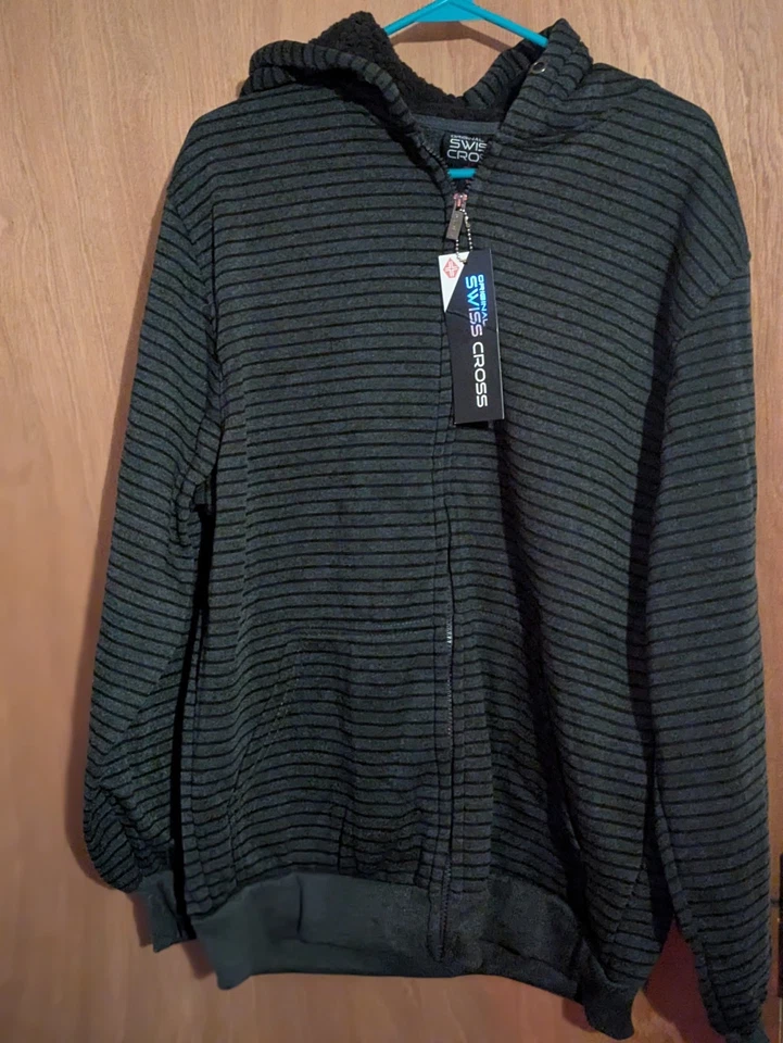 Chaqueta con cremallera para hombre talla grande Foto 1 de 4