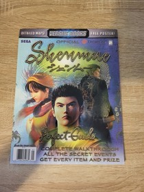 Shenmue Versus Official Strategy Guide For Sega Dreamcast, No Poster