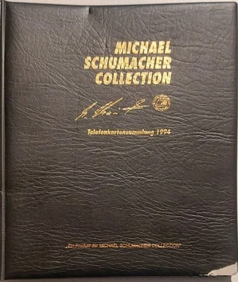 Michael Schumacher Collection 11 Telefonkarten im Album Von 1994 - Bild 1 von 4