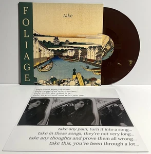 FOLIAGE Take *BROWN VINYL* ORIG 2019 1st/ONLY Pressing of /250! III Record - Picture 1 of 2