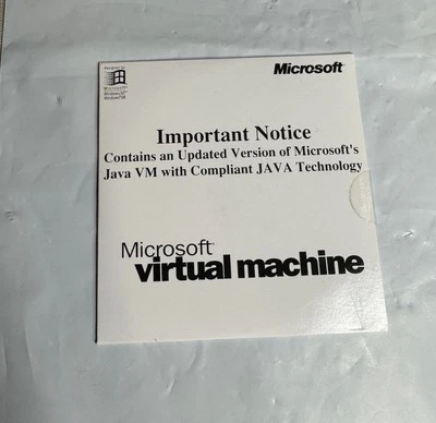 Microsoft Virtual Machine for Windows 98/NT CD-ROM Java VM X04-13223 - Image 1 of 4