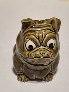 Sylvac collectible rare Caricature English Bulldog Money Box 5096 VGC ceramic - Picture 1 of 14