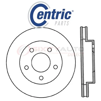 Centric C-TEK Disc Brake Rotor for 1983-1996 Oldsmobile Cutlass Ciera 2.2L nk — 第 1/4 张图片