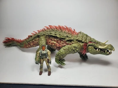 Rampage Big City Brawl Lizzie Lizard con figura del ejército s1 Foto 1 de 4