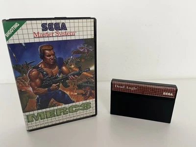 2x Sega Master System Games Bundle - Mercs (CIB) + Dead Angle (Cartridge Only) - Image 1 of 3