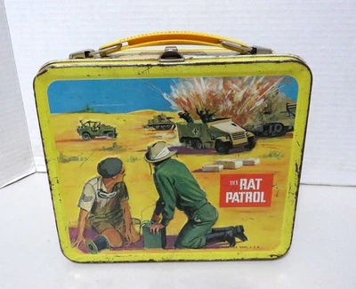 Lonchera metálica Aladdin The Rat Patrol 1967 Foto 1 de 4