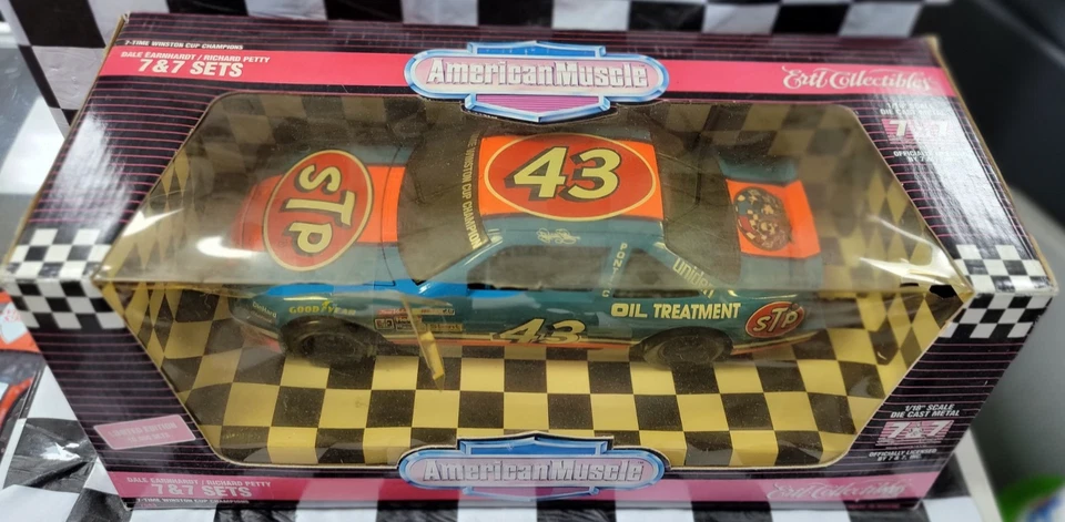 Ertl #43 1995 Richard Petty STP Grand Prix 7&7 NASCAR Limited Diecast 1/18