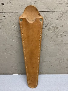 Funda de cuero personalizada para cuchillo de hoja fija pesca caza - Imagen 1 de 11