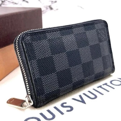 Louis Vuitton Damier Graphite N63076 Zippy Coin Purse  4.5*2.7*0.7 inch - Image 1 of 4