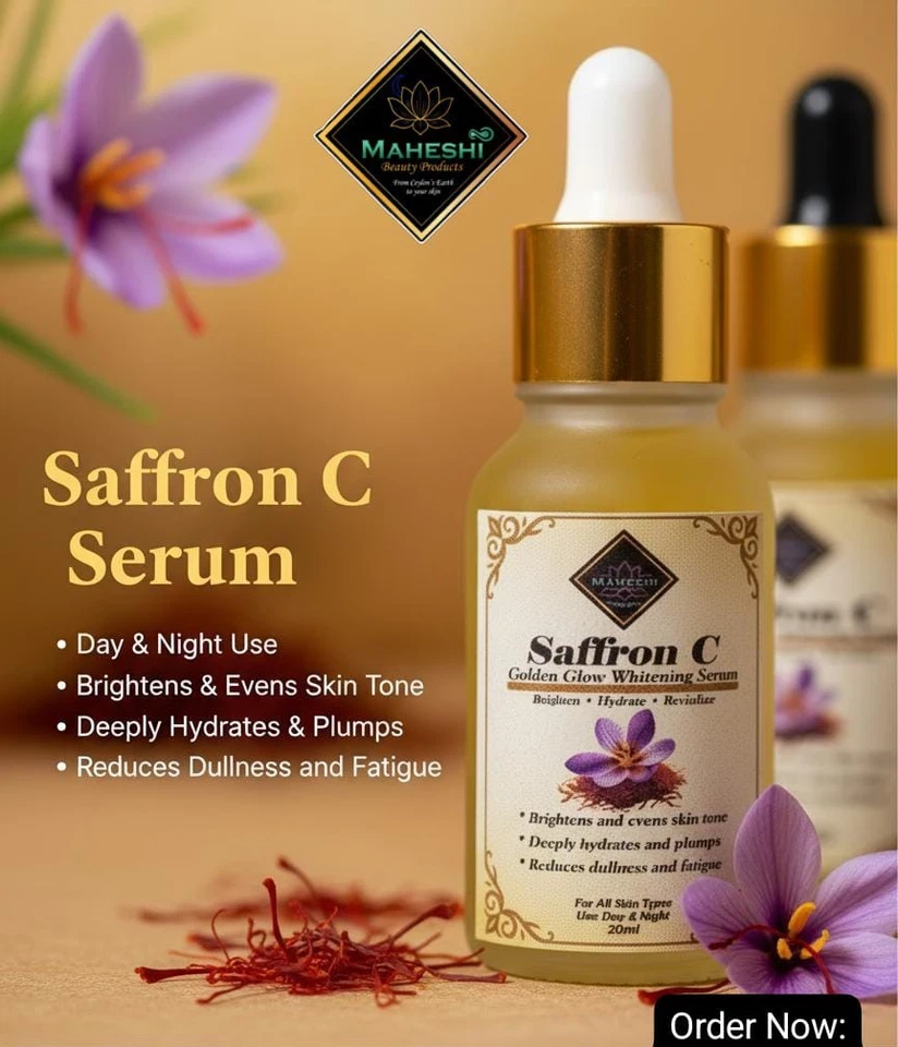 Saffron C Serum | Gold Glow Magic Serum - Image 1 of 1