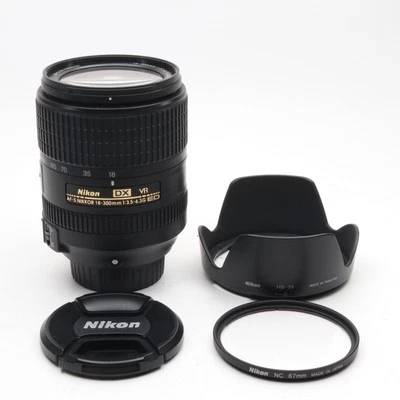【Casi como nuevo, con capucha】Nikon AF-S DX NIKKOR 18-300mm f/3.5-6.3G ED... - Imagen 1 de 4