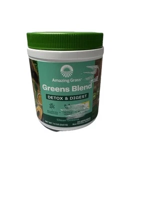 Amazing Grass Greens Blend Detox & Digest Clean Greens - Exp 2026- 30 Servings - Image 1 of 4