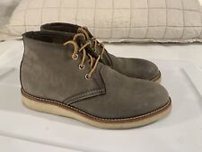 Red Wing 3138 Heritage Work Chukka 8.5 8 1/2 D Grey Made in USA Rare Sold Out